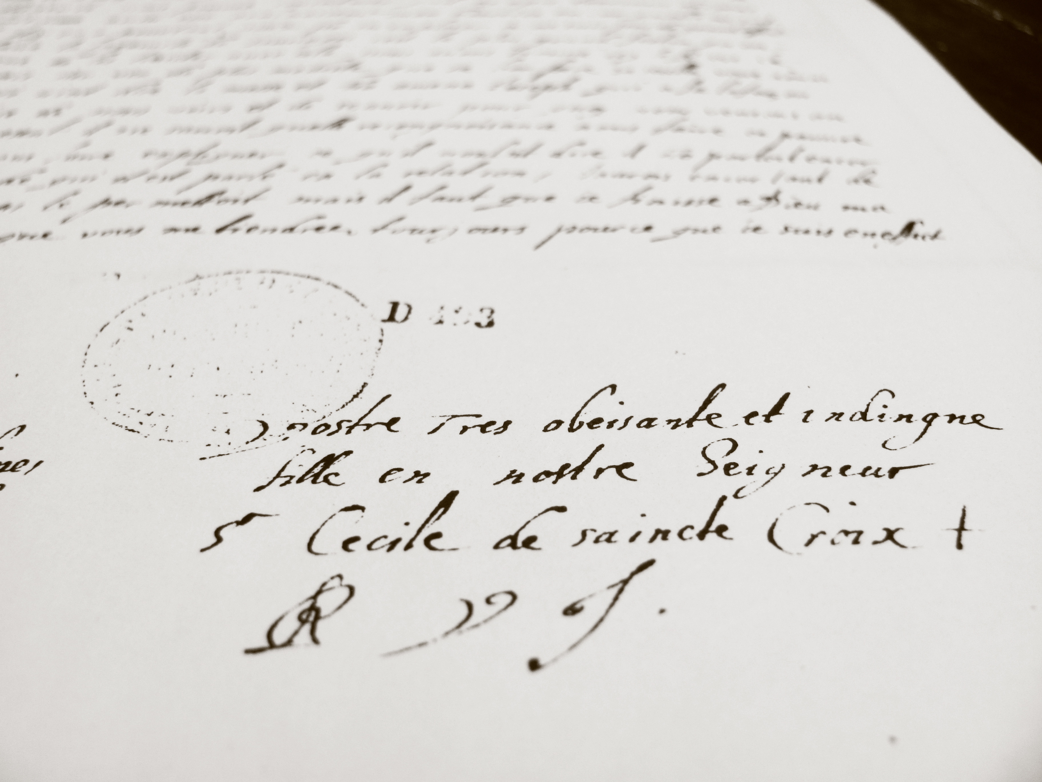 Mère Cécile de Sainte-Croix